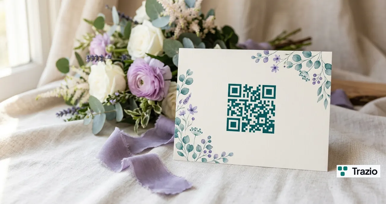 Código QR dinámico de Trazio en un entorno de Eventos y celebraciones
